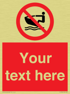 Custom No personal water craft